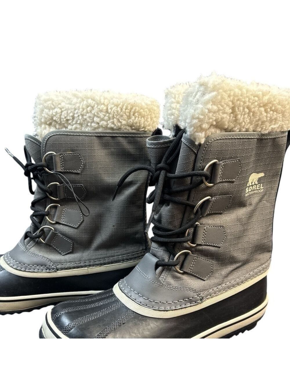 Sorel Women's Winter Carnival Snow Boots Gray Size 7. Waterproof - Picture 10 of 10